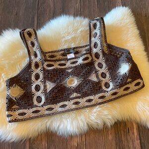 Sans Souci Crochet Crop Top